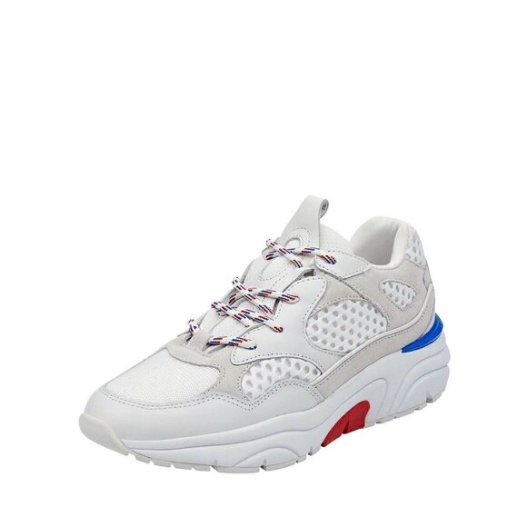 Marc Fisher LTD Nella White Leather Sneaker Shoes 10 - Picture 3 of 8